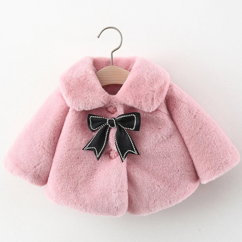 Manteau Coupe-Vent Bébé Fille – Chaud Style Coréen Hiver 9M-3 Ans