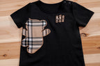 2pcs IURNXB Baby Clothes Set Infant Short Sleeve Tees+Shorts Cartoon