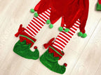 Enfant Elf Costume Christmas Toddler Niño Red Velvet Holiday Elfs Outfit Fancy Dress Up Costumes For Enfants New Arrivals 2026