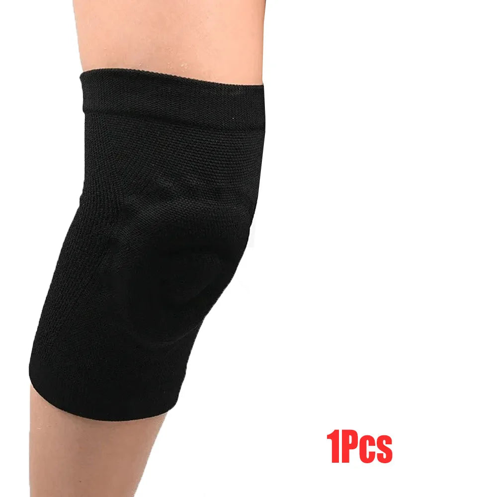 Genouillère Silicone Sport – Protection Basketball Cyclisme Patinage Unisexe