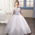 2024 New 4-12 Year Old Robe Princess Dress Flower Girl Wedding Dress