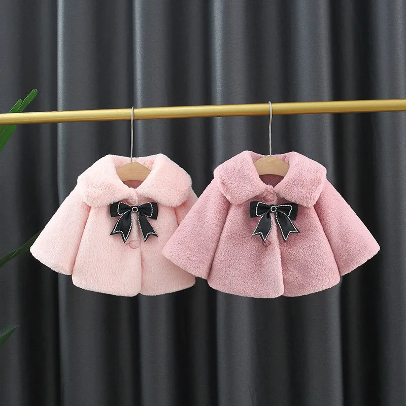 Manteau Coupe-Vent Bébé Fille – Chaud Style Coréen Hiver 9M-3 Ans