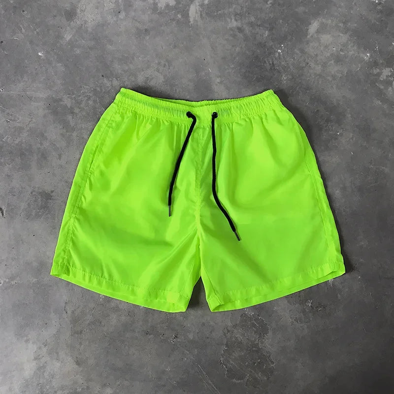 Men Summer Swim Shorts Trunks Beach Board Shorts waterproof Men's Running Sports Surffing Casual Short pants beach fitness pants
