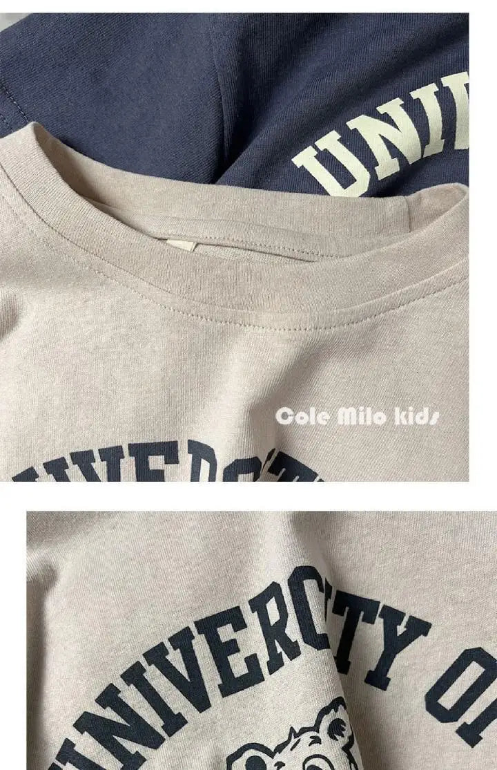 Pure Cotton Kids T-shirt Summer Clothes Short Sleeved Tops Tees Children Costume Fashion Cartoon Boys T Shirts Round Collar