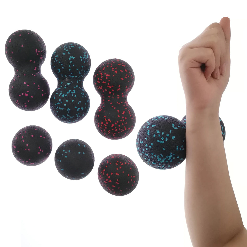 Balle de Massage Cacahuète EPP – Relaxation Musculaire Yoga Fitness S/M/L