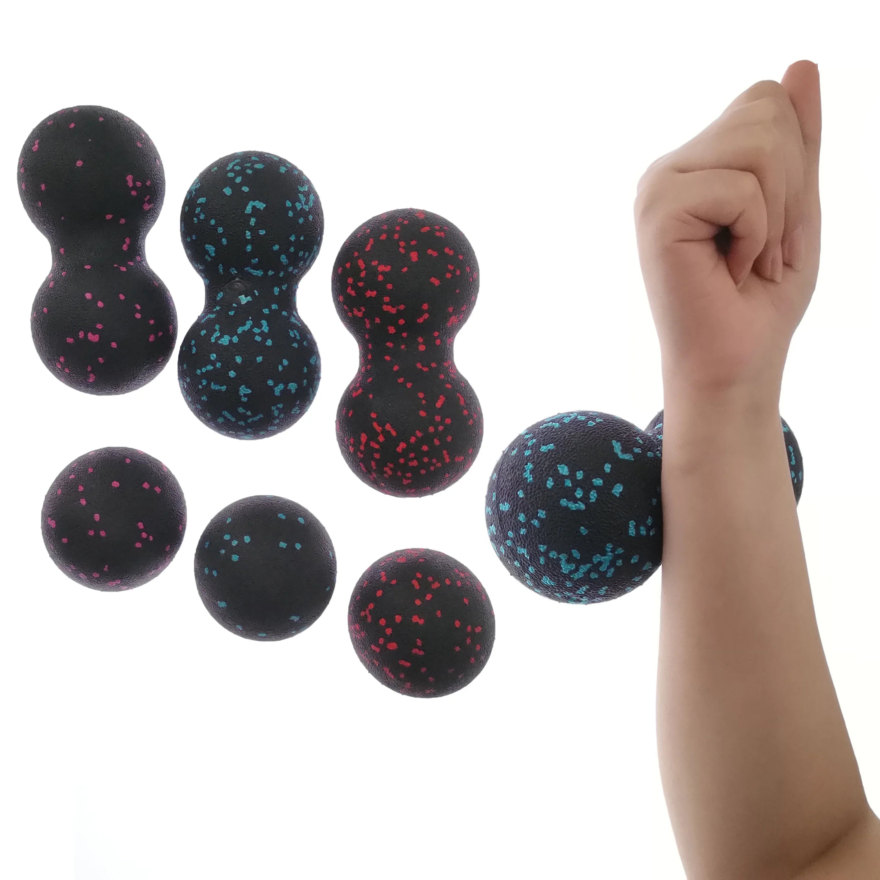 Balle de Massage Cacahuète EPP – Relaxation Musculaire Yoga Fitness S/M/L