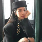 French Style Beret Hat Caps Airline Stewardess Flight Attendant Vintage Hat Black Flat Top Hat Hair Clip Hair Accessories