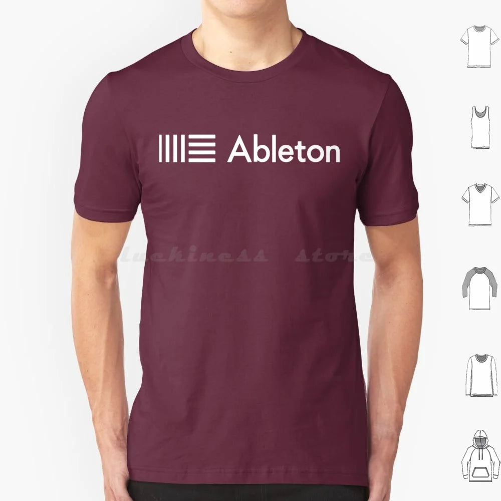 Ableton Live Logo Essential T Shirt Cotton Men Women DIY Print Ableton Live Logo Essential