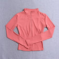 Veste zippée femme – Col montant et coupe ajustée