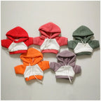 Handmade Cute Hoodies For 10cm Cotton Dolls Casual Wear Sweatshirt