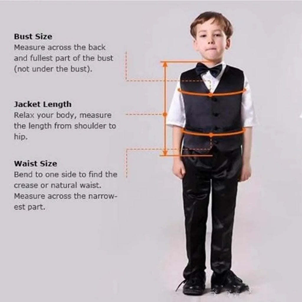 Navy Blue Velvet Boys Suits 3 Piece Formal Blazer Vest Pants 3 Piece Kids Tailcoat Elegant Performance Clothes Children Tuxedos