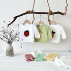 0-3Y Baby Girl Clothing Toddler Boys Sets Infant Suit Long Sleeved Pullover Shirt Cotton Newborn Baby Clothes Fruit Embroidery