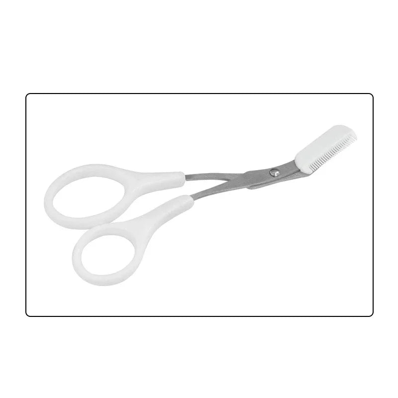 Eyebrow Trimmer Scissor Beauty Products for Women Eyebrow Scissors with Comb Beauty Scissors  Stainless Steel Makeup Accessories
