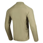 Haut homme à manches longues – Col montant demi-zippé