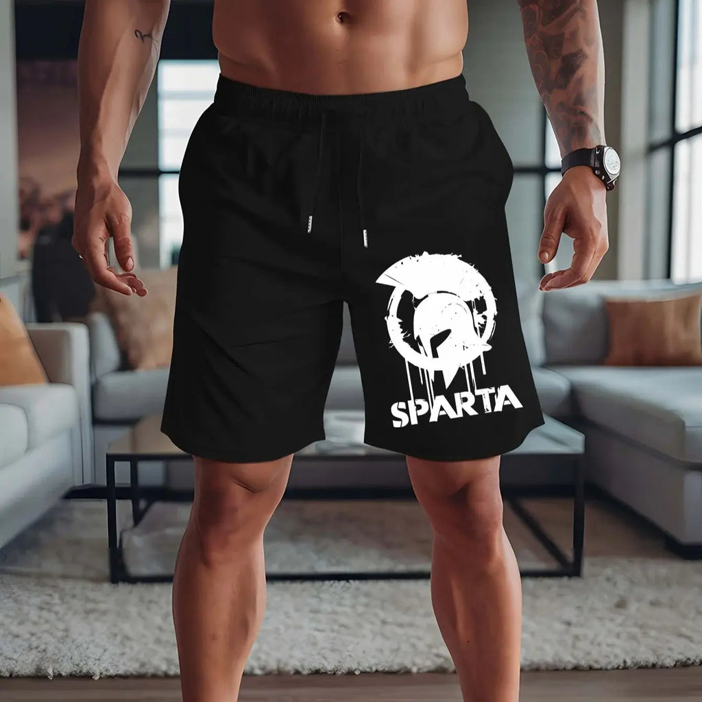 Short de Sport Homme – Casual Confortable Été Coton-Polyester XS-XXL