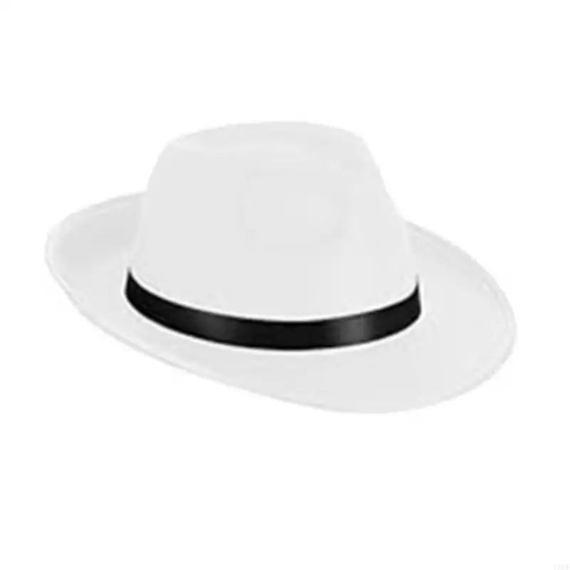 Nonwoven Fedora Hat for Female Male Stage Performances Gentleman Hat Theme Party Hat Masquerades Dress Up Hat