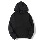 Hoodie homme à capuche – Coloris unis et coupe régulière