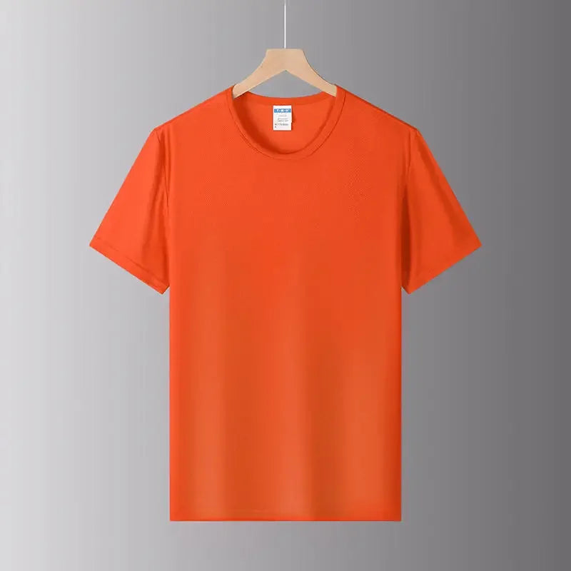 Custom Printed Quick-Drying T-shirts For Men And Women With Logo And Text Short-sleeved T-shirts Original Design Gift Tops 2025