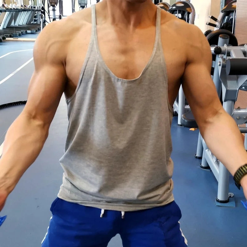 Débardeur Fitness Homme – Dos Y Muscle Fit Léger Sport Été