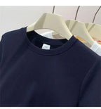 Summer Plus Size T Shirts for Women High Quality Solid Casual Female Korean Streetwear Tees Unisex Basic Solid Young Cool Tops
