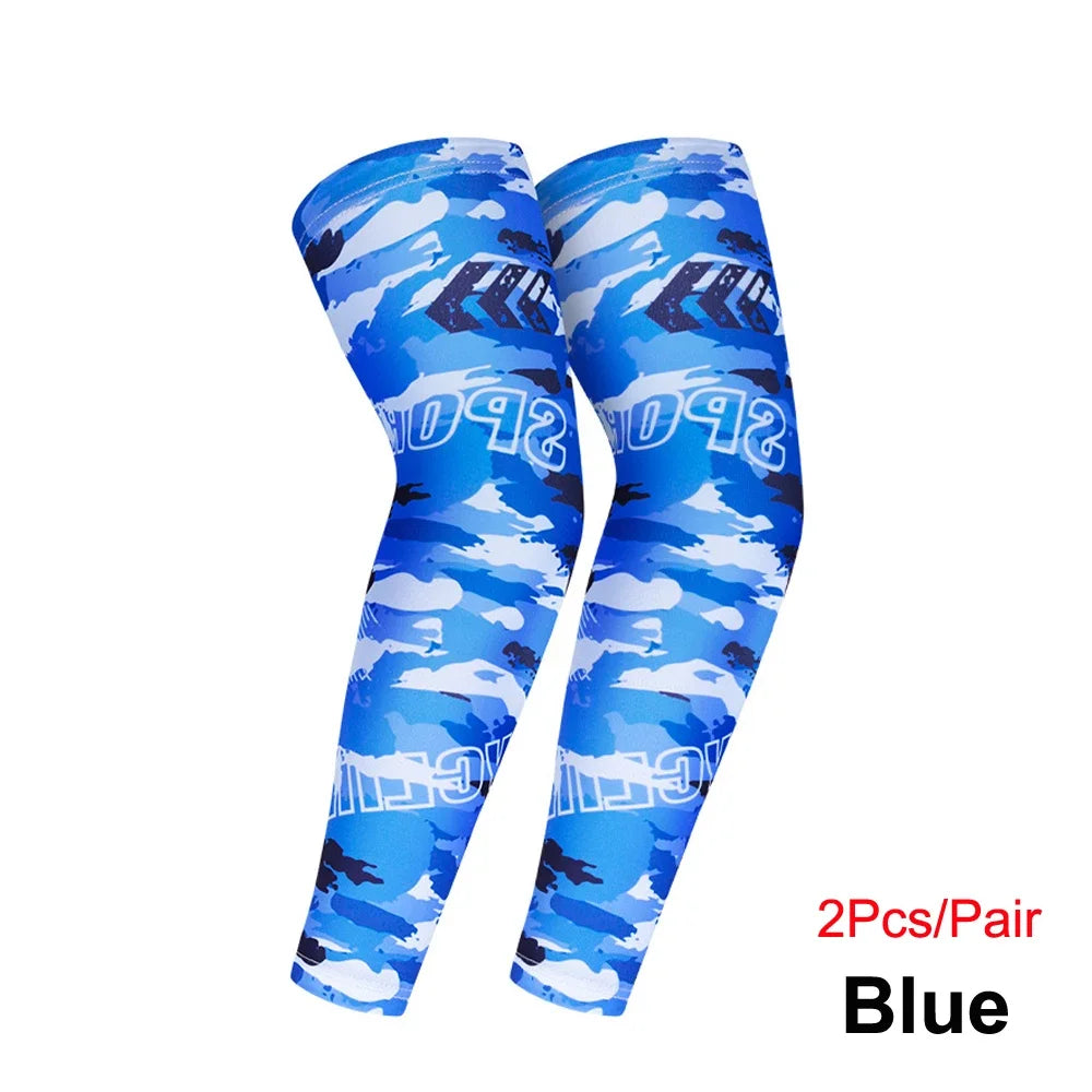 Manchons de Compression Sport UPF50+ – Protection UV Basketball Cyclisme