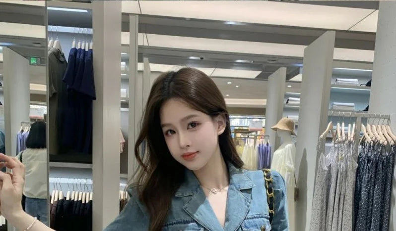 Female Dresses Coquette Bodycon Beach Sexy Corset Women's Dress Tight Denim Fashion Summer 2025 Korean Style Clothing One Pieces