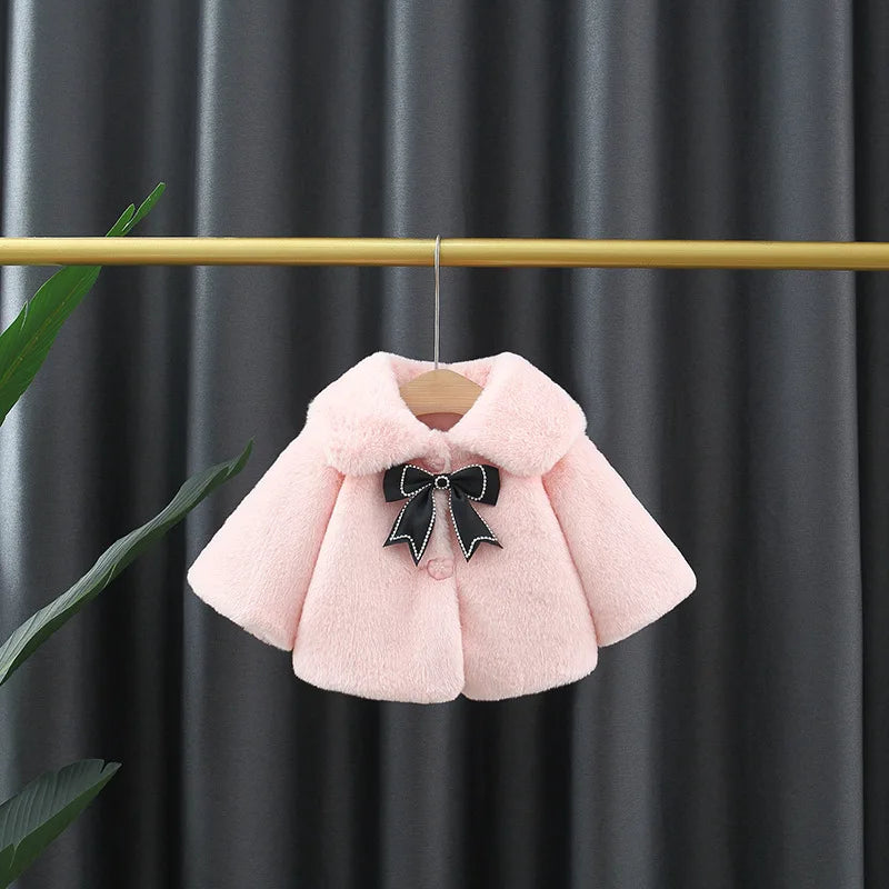 Manteau Coupe-Vent Bébé Fille – Chaud Style Coréen Hiver 9M-3 Ans