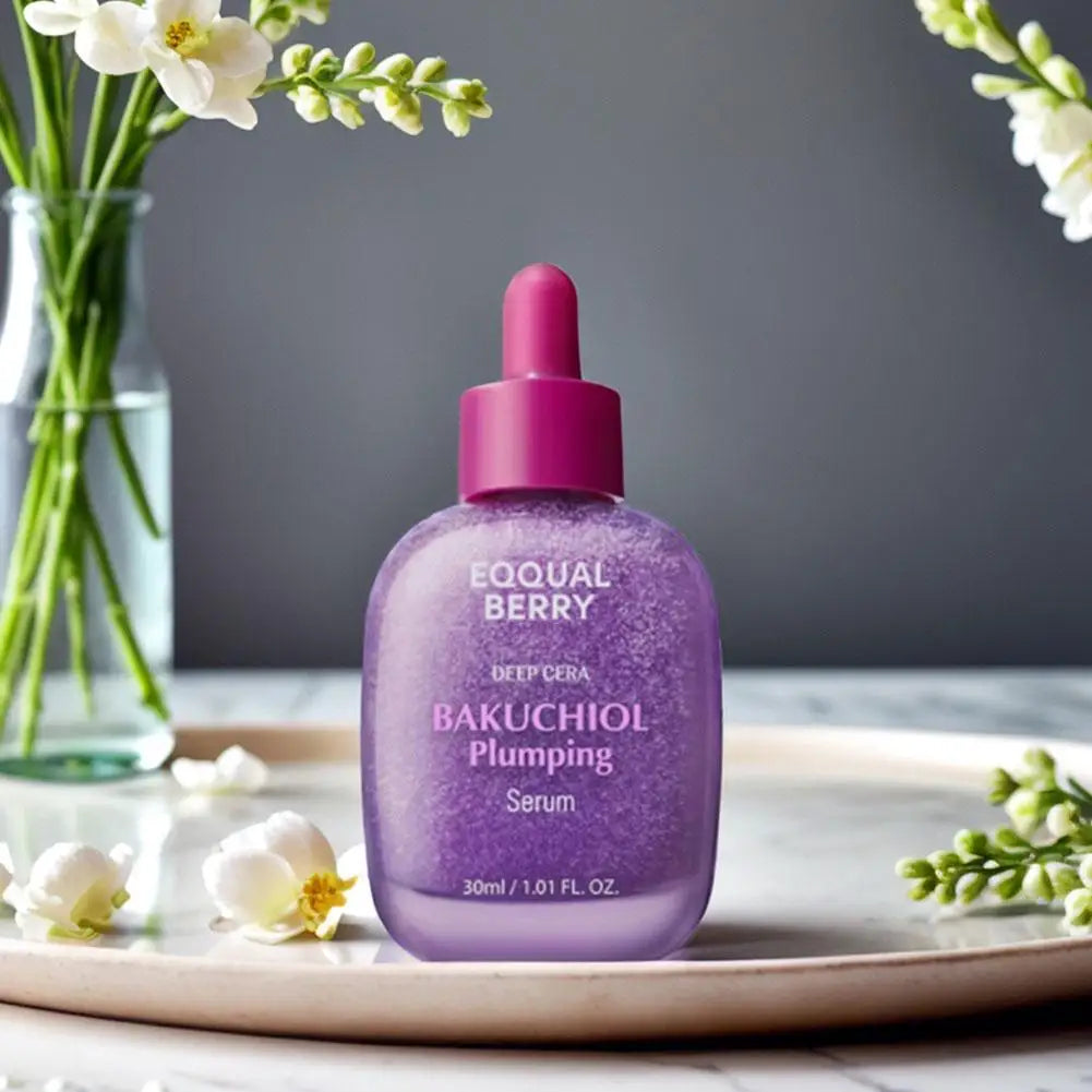 EQQUALBERRY Facial Skin Care VITAMIN Illuminating Serum BAKUCHIOL Plumping Serum Fade Fine Lines Deep Moisturizing Brighten Skin