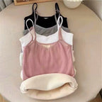 Women Winter Warm Underwear Solid Color Thermal Casual Nightwear Sexy