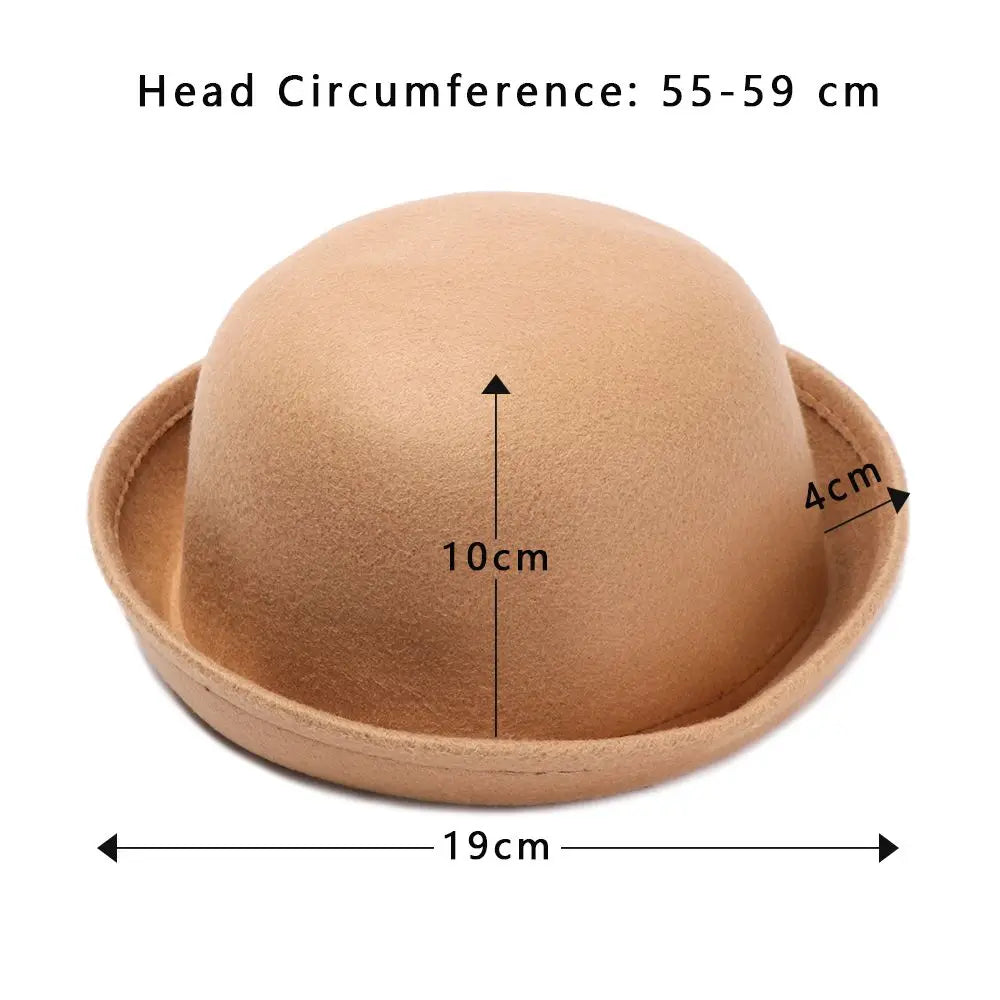Fashion Vintage Not Deformed Beanie Cap Fedora Beret Floppy Bowler Felt Hat