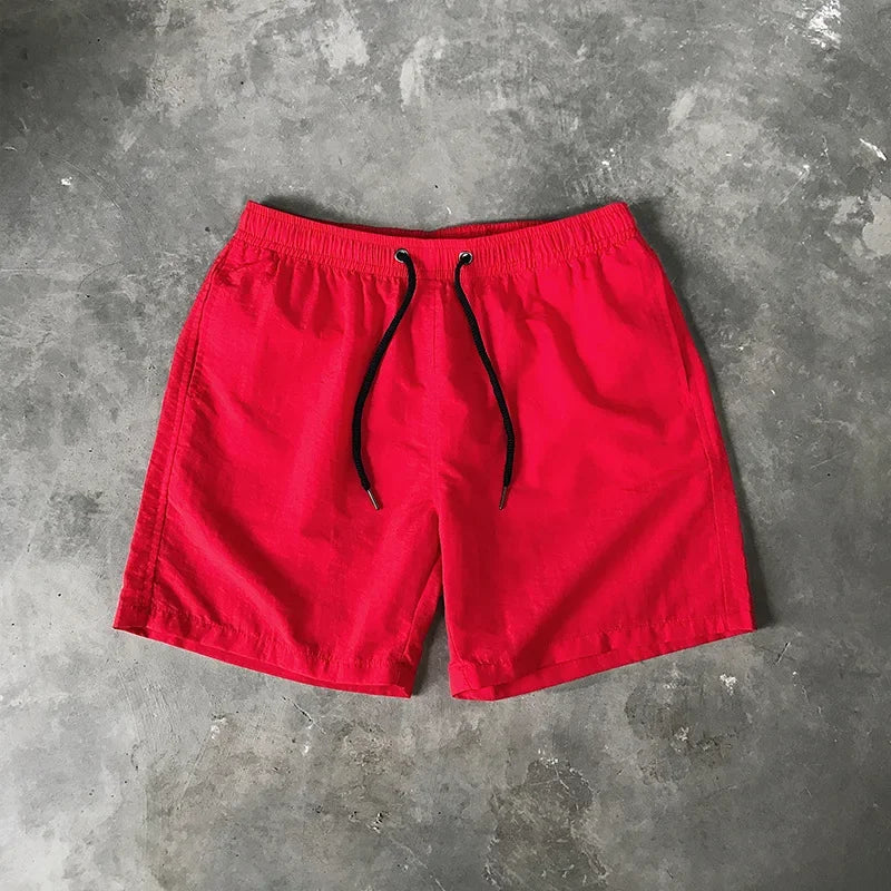 Men Summer Swim Shorts Trunks Beach Board Shorts waterproof Men's Running Sports Surffing Casual Short pants beach fitness pants