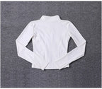Veste zippée femme – Col montant et coupe ajustée