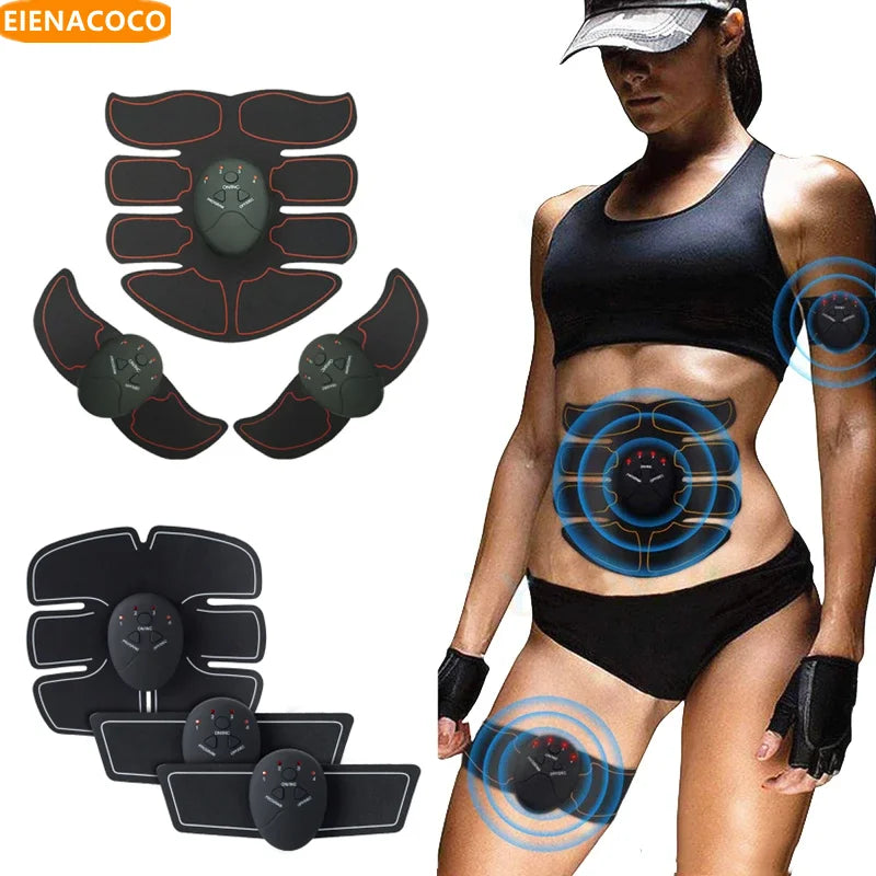Stimulateur Musculaire EMS Sans Fil – Abdominaux Massage Corporel Certifié CE