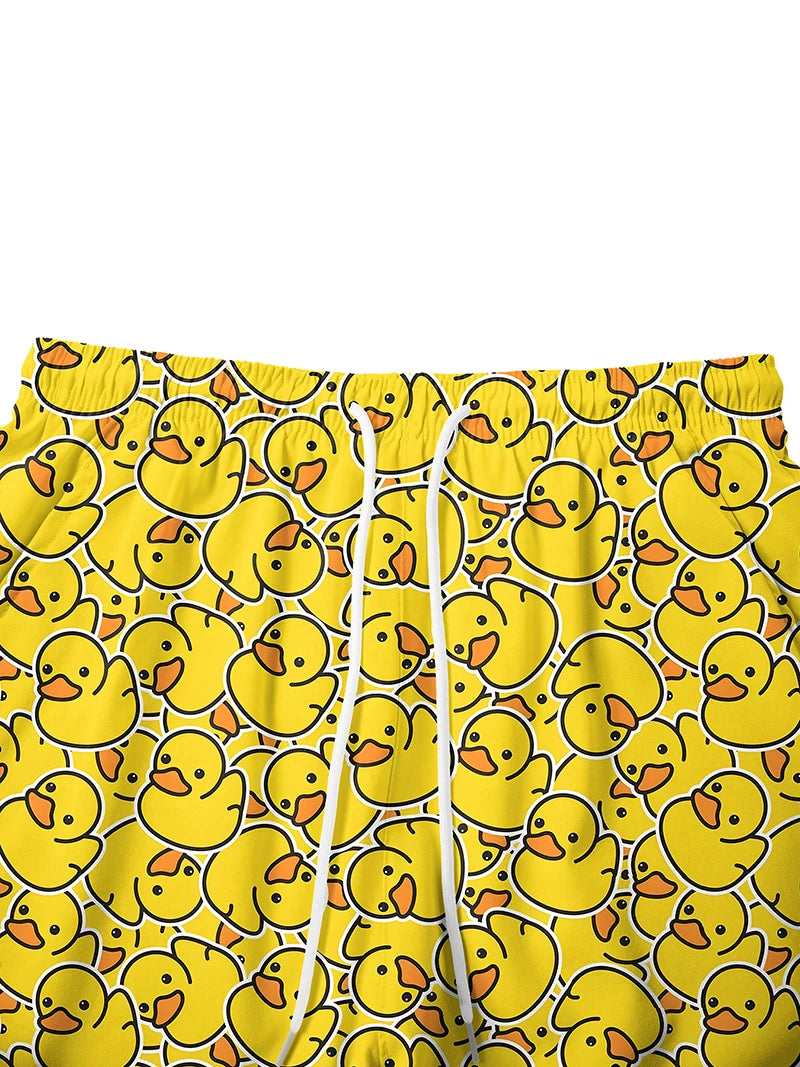 3D Print 2 in 1 Mens Swim Trunks Summer Quick Dry Beach Shorts with Phone Pocket Swimwear Swimsuit Bathing Suit  Board Shorts