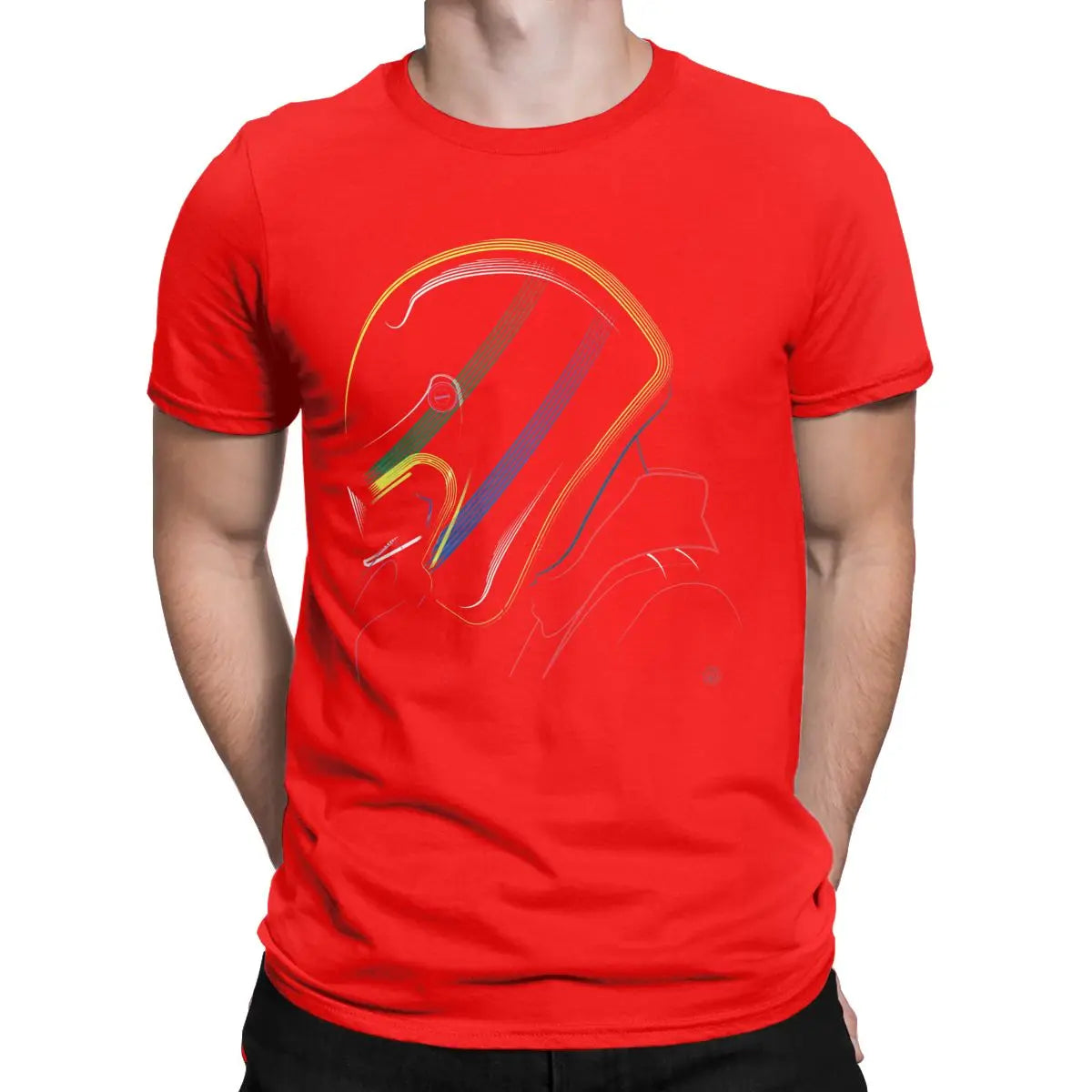 T-shirt Ayrton Senna Helmet homme – Coton streetwear motorsport