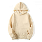Hoodie homme à capuche – Coloris unis et coupe régulière