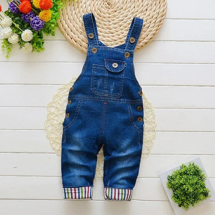 IENENS Kids Baby Boy Clothes Clothing Pants Girl Denim Jumper Jeans Overalls Toddler Infant Playsuit Dungarees Children Trousers
