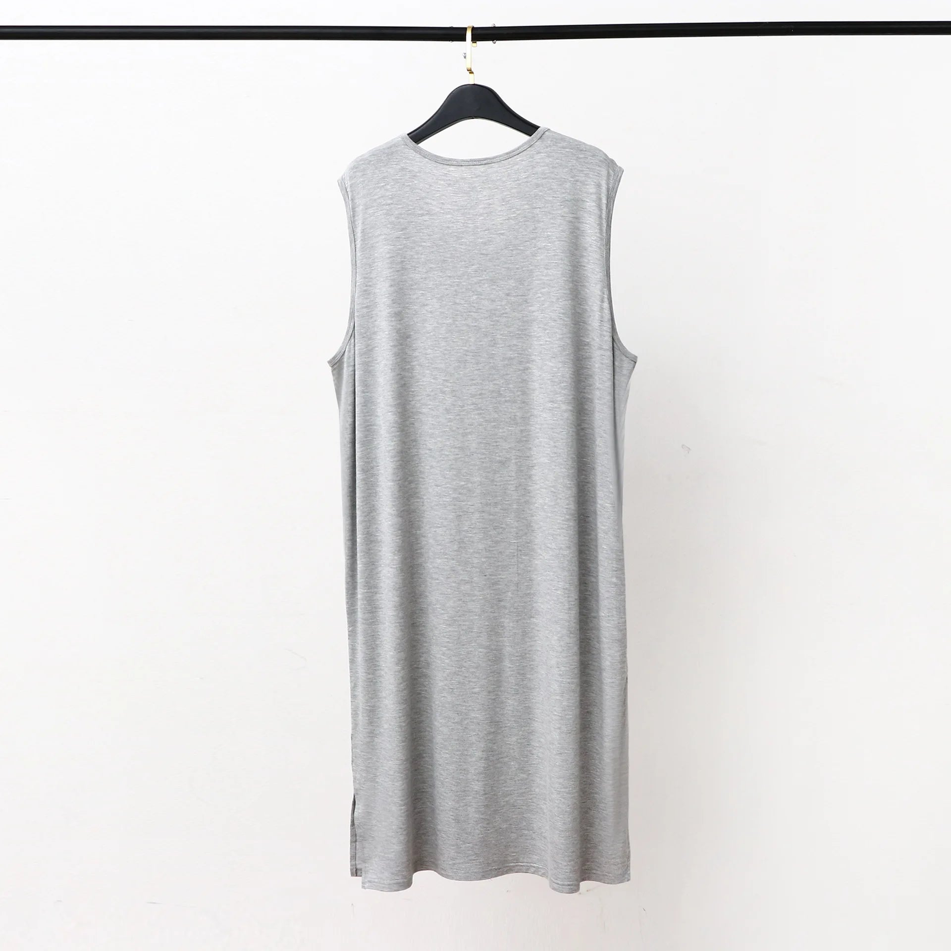 Men's Sleepwear Vest Long Dress Comfortable Home Clothes Bathrobe Sexy Nightwear Spring Summer Autumn Winter Youth Pajamas ﻿