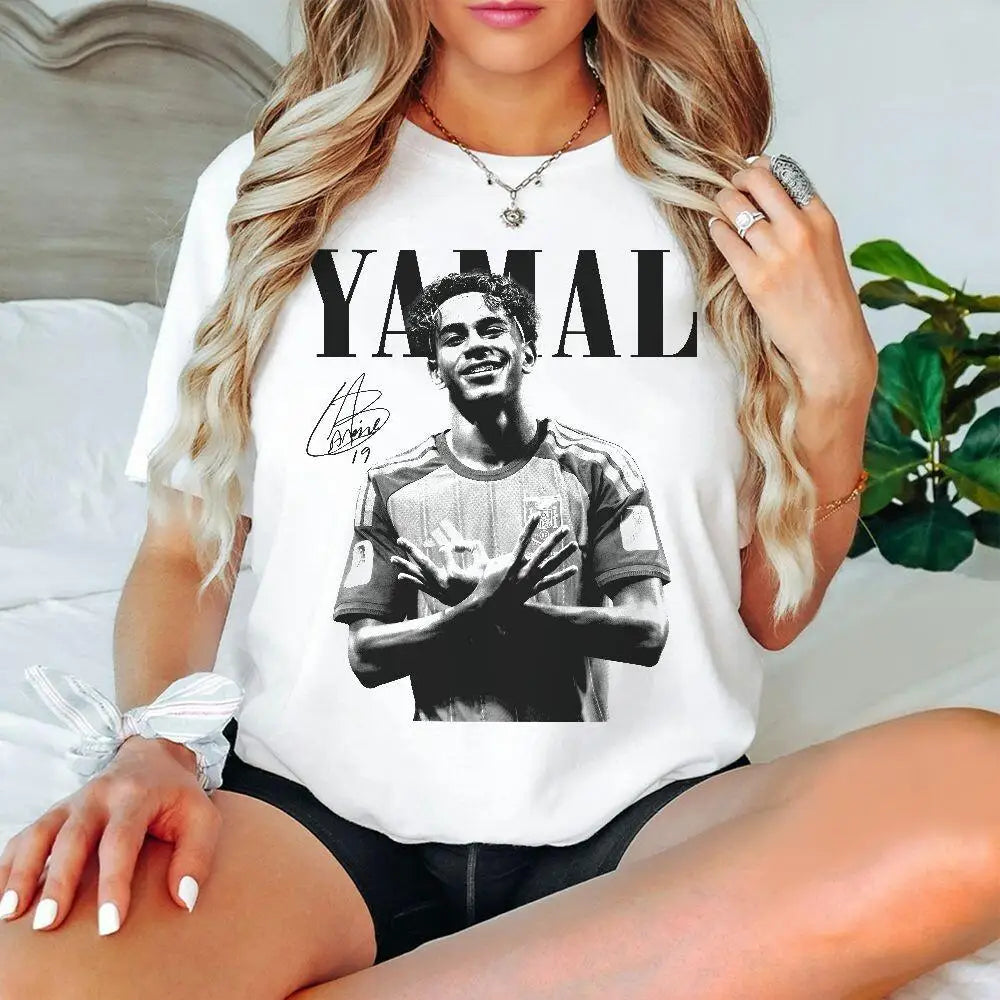 T-shirt Lamine Yamal Espagne – Fan de football streetwear