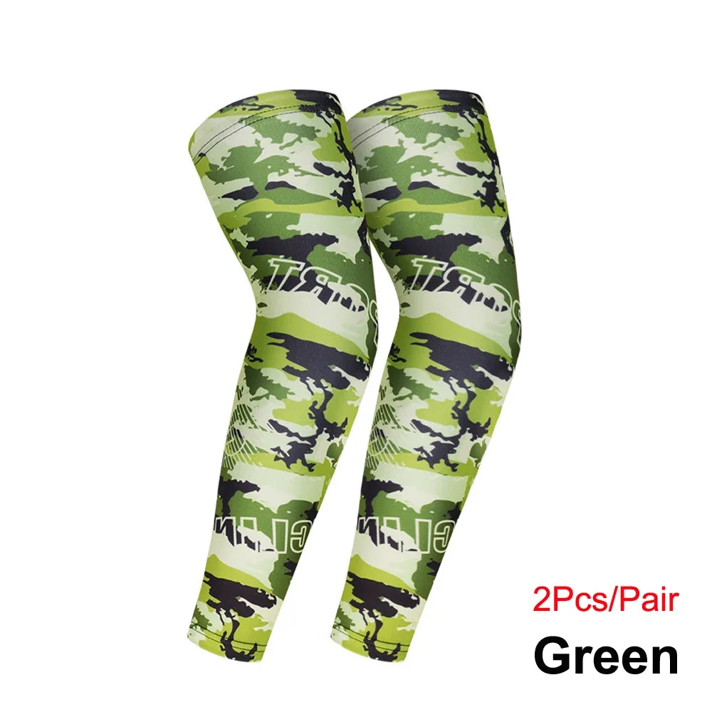 Manchons de Compression Sport UPF50+ – Protection UV Basketball Cyclisme