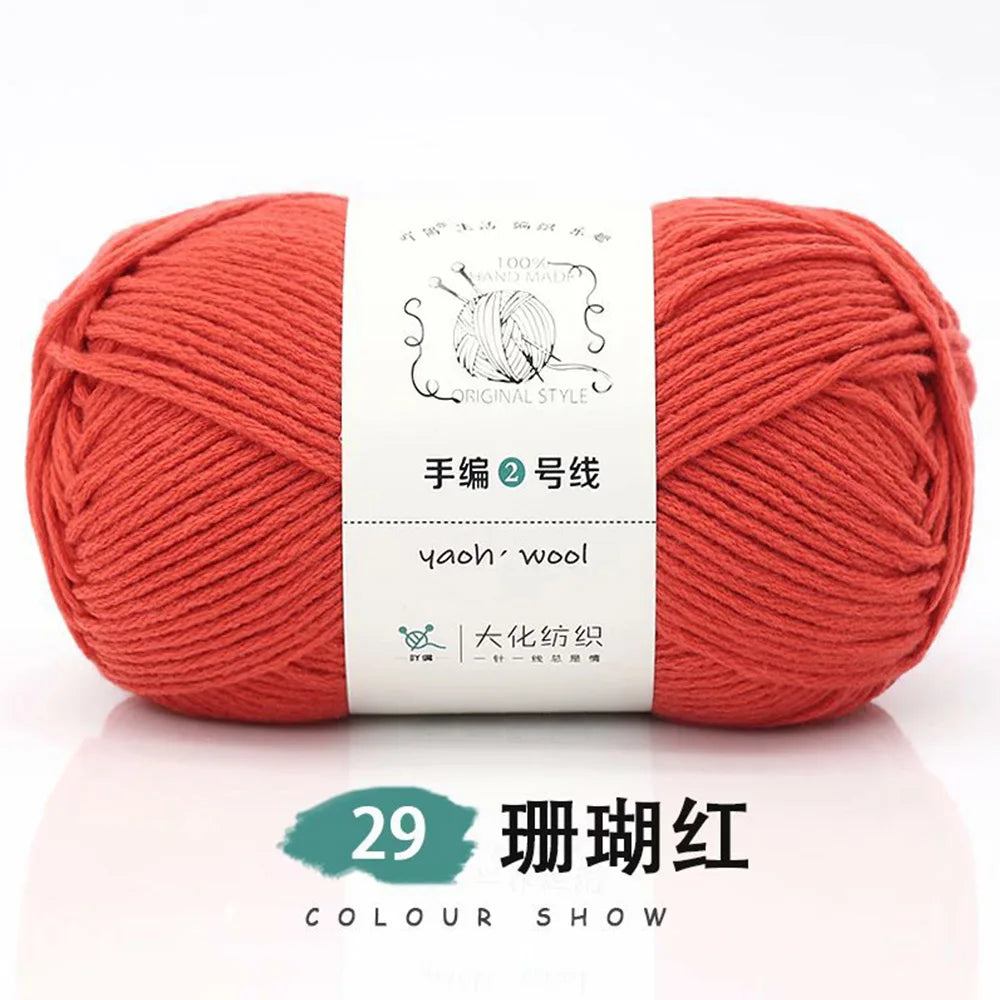 Pelote de laine soie et coton — Tricot, Crochet, Écharpe, Pull (100g)