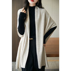 Cardigan femme col V – Coupe ample et manches mi-longues