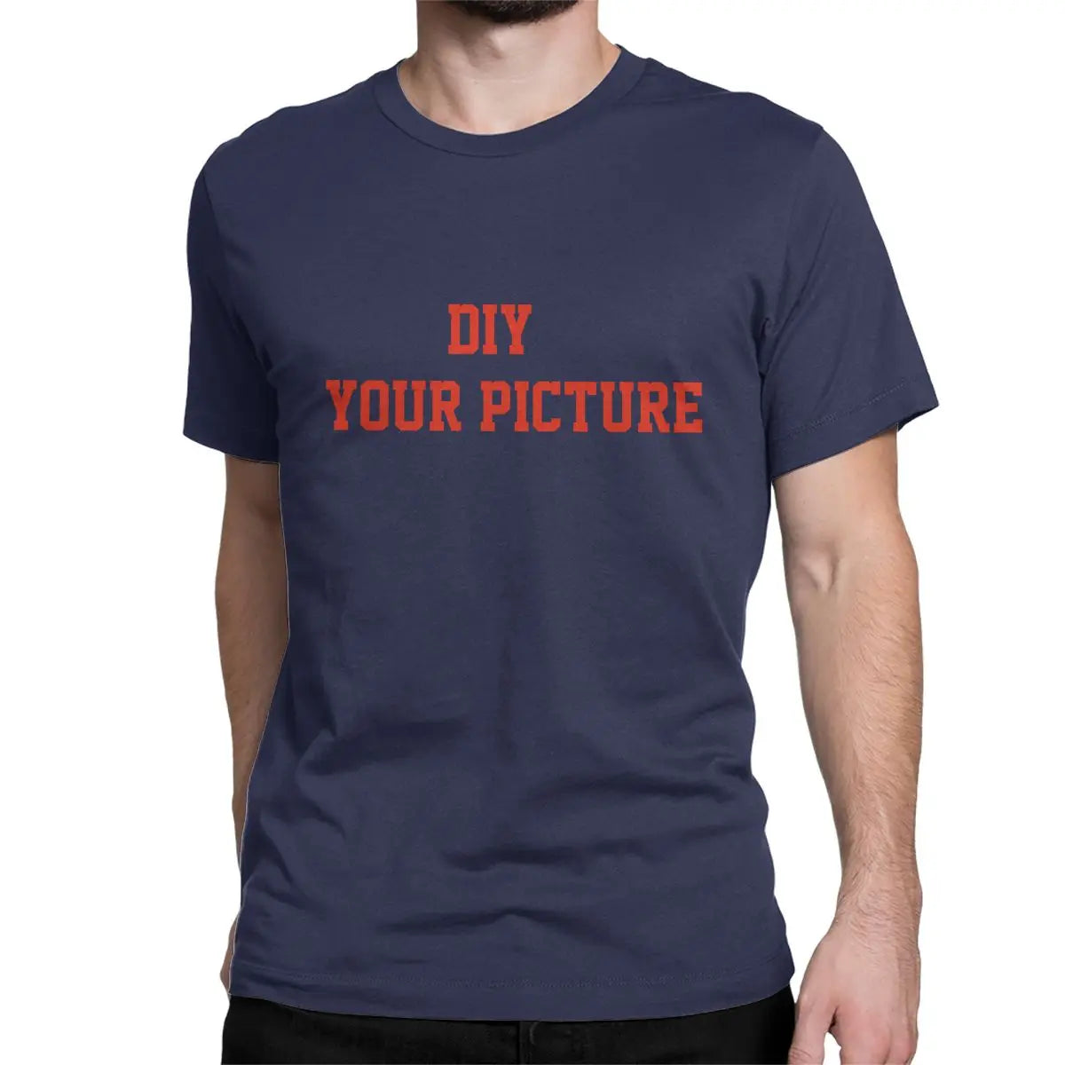 DIY T Shirts Men Women's 100% Cotton Creative T-Shirt Crew Neck Customized Tees Short Sleeve Tops Gift Idea