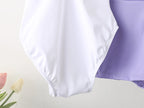 Enfant Ballet Tights Dance Suspenders Contrasting Color Vests Training Clothes Enfants Ballets Professional Gymnastics Clothes