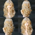 Long Curly Blonde Wig Natural Wavy Synthetic Hair Wig For Women Daily Party Cosplay Ondulado Natural Para Mujer 2026 Trending
