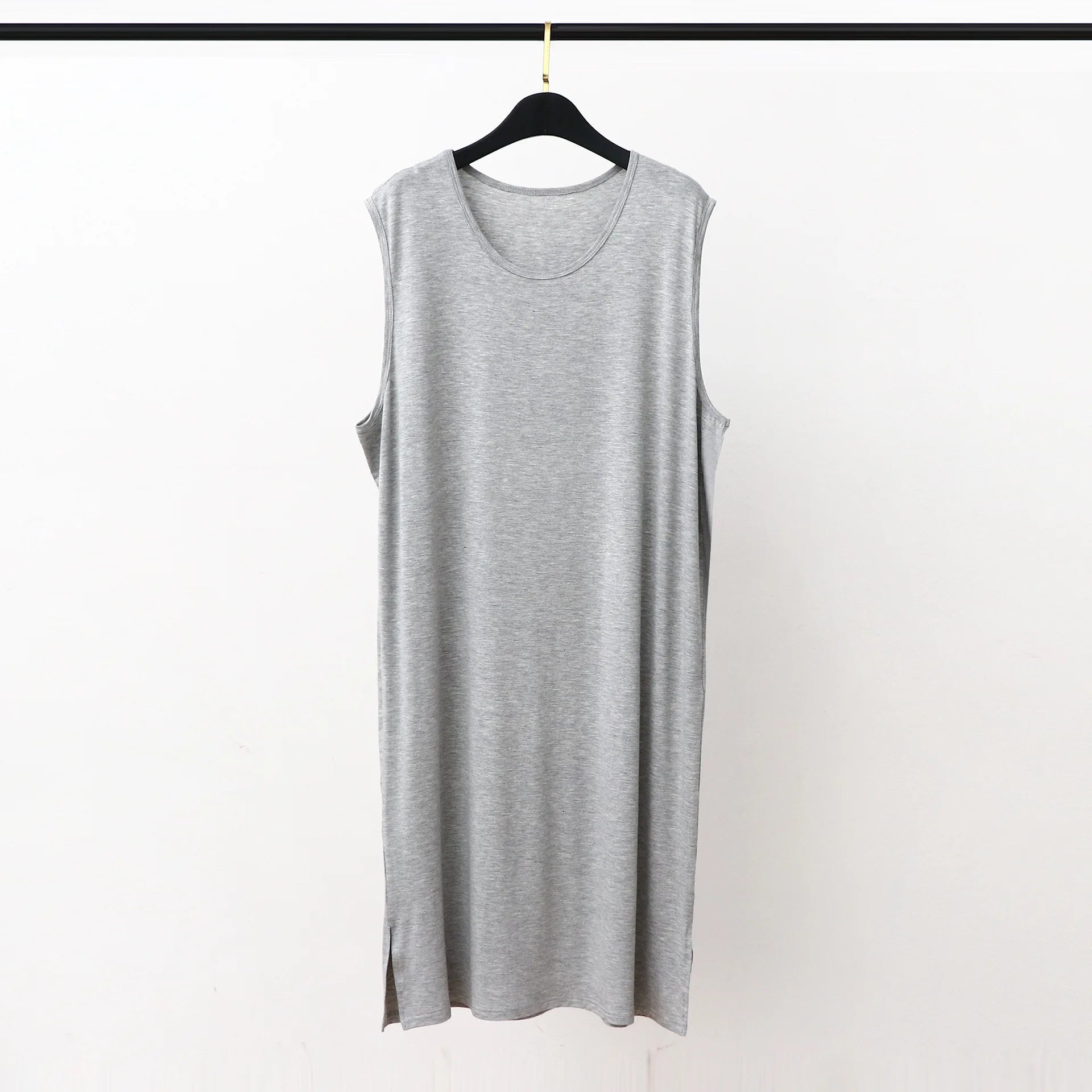 Men's Sleepwear Vest Long Dress Comfortable Home Clothes Bathrobe Sexy Nightwear Spring Summer Autumn Winter Youth Pajamas ﻿
