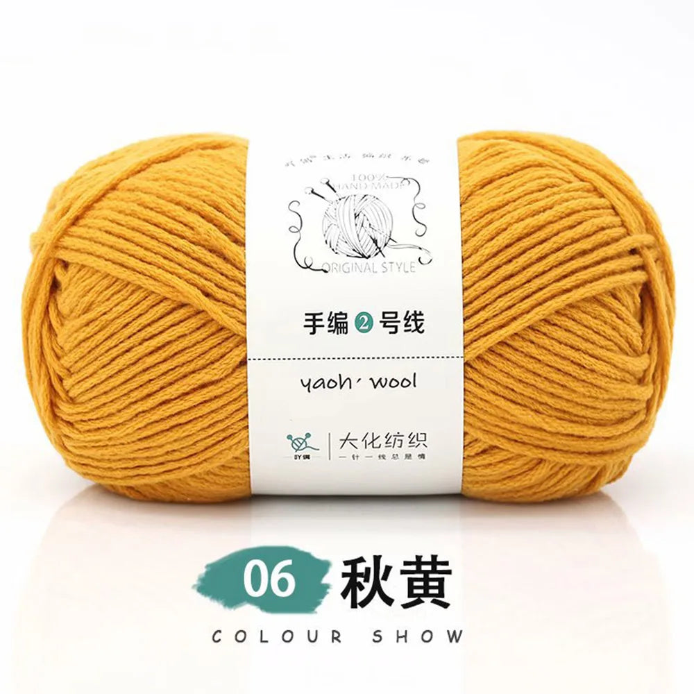Pelote de laine soie et coton — Tricot, Crochet, Écharpe, Pull (100g)