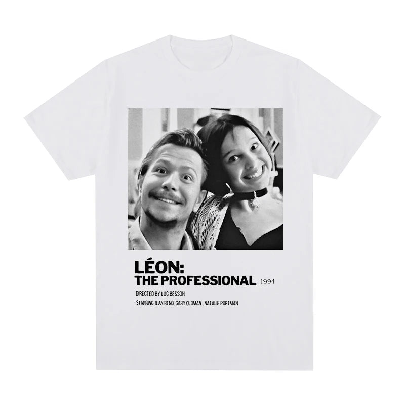 T-shirt Léon « The Professional » – Imprimé cinéma vintage