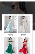 Belly Dance Costume Dance Wear Adult Belly Dance Lesson Wear Dress Suit Practice Clothes Skirt Bellydance Professional Dancing