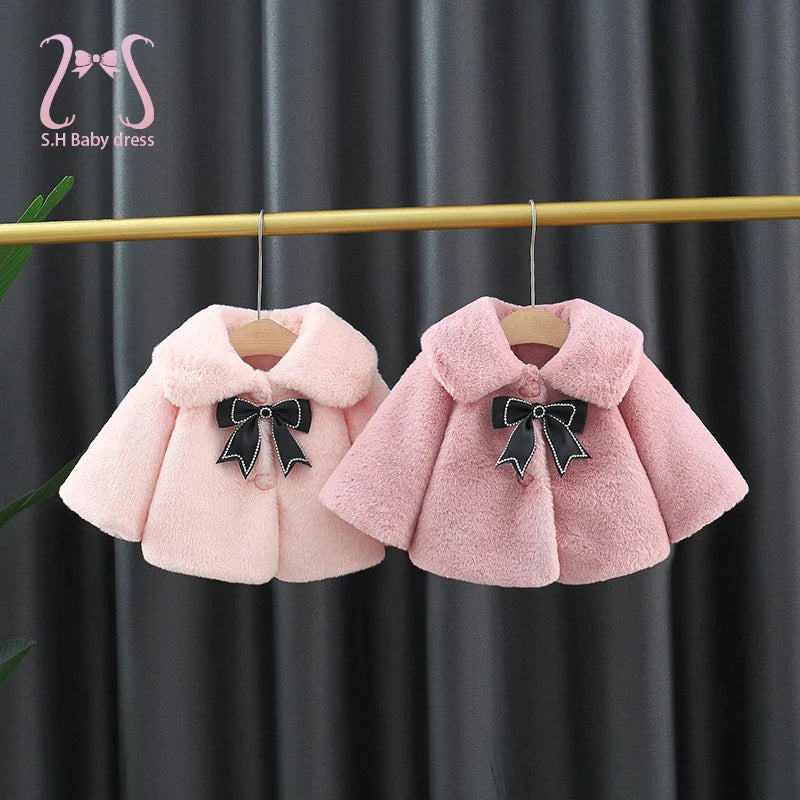 Manteau Coupe-Vent Bébé Fille – Chaud Style Coréen Hiver 9M-3 Ans